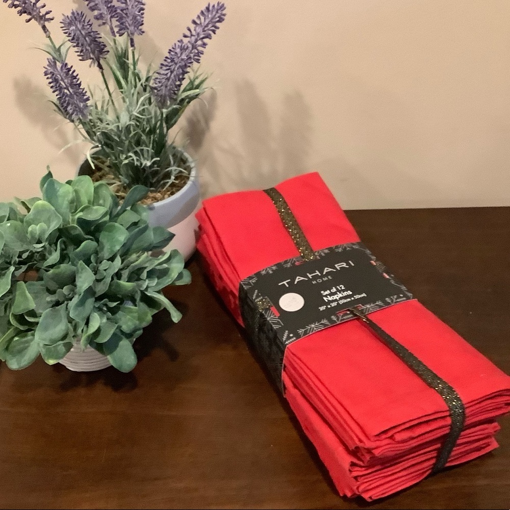 Set of 12 Large Fabric Dinner Napkins 🍽